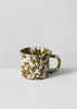 Splatter Enamel Mug | Olive/Ecru