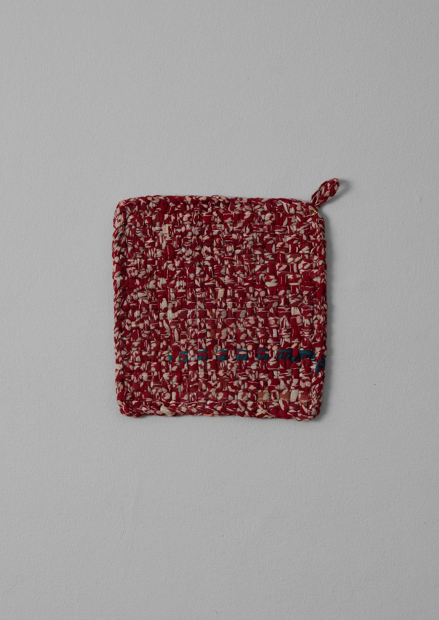 Recycled Fabric Pot Trivet | Multi