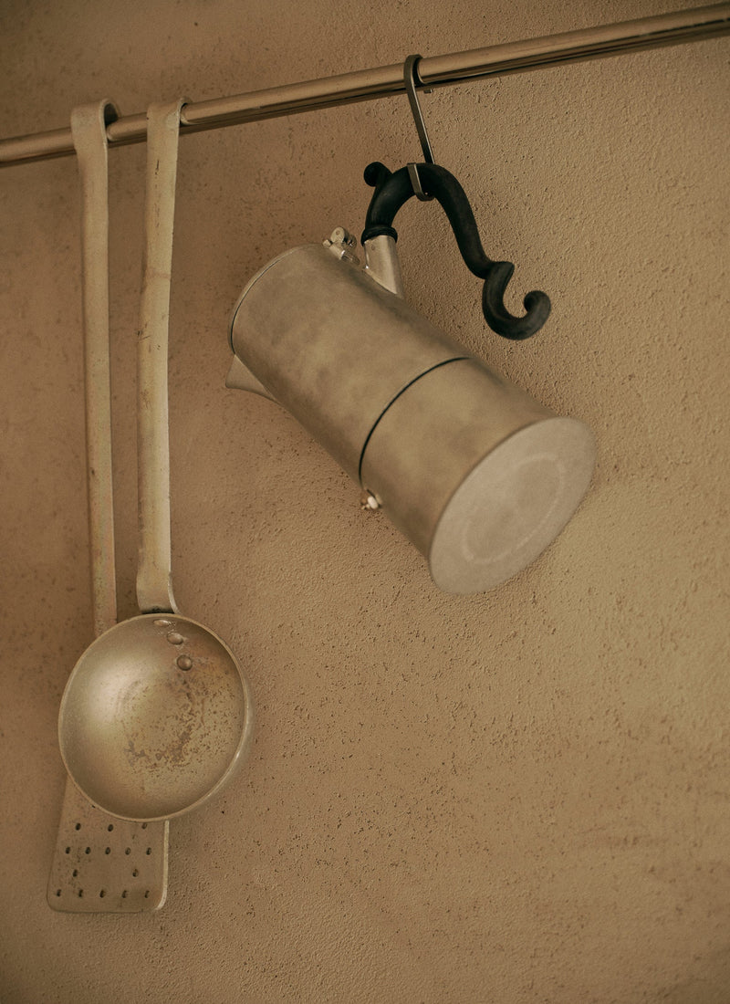 Stonewashed Moka Pot | Silver