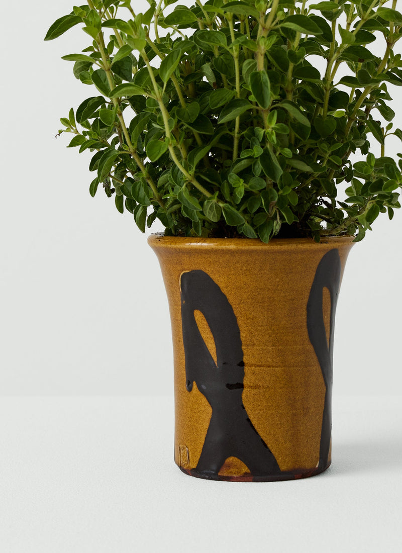 Hoxton Gardenware Small Slipware Planter | Honey