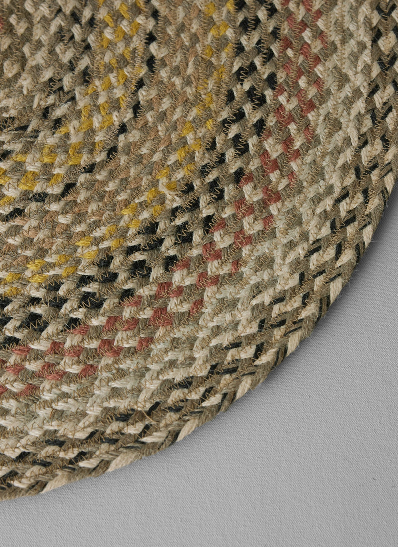 The Braided Rug Company Organic Jute Doormat | Blossom