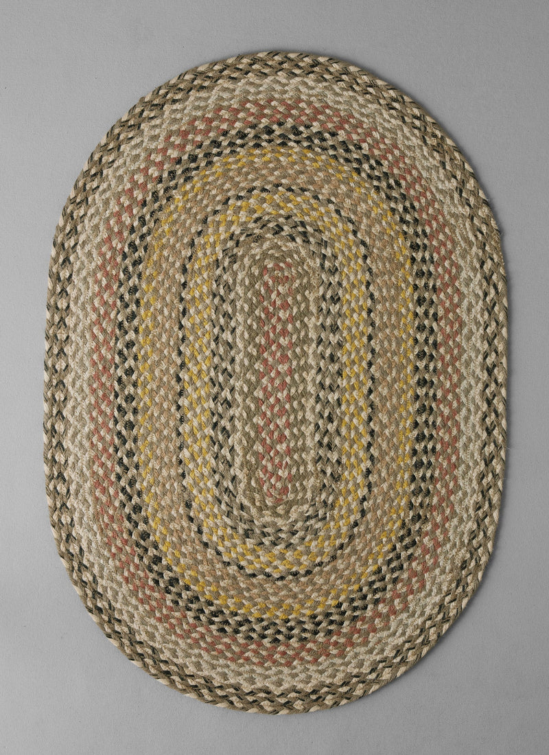 The Braided Rug Company Organic Jute Doormat | Blossom