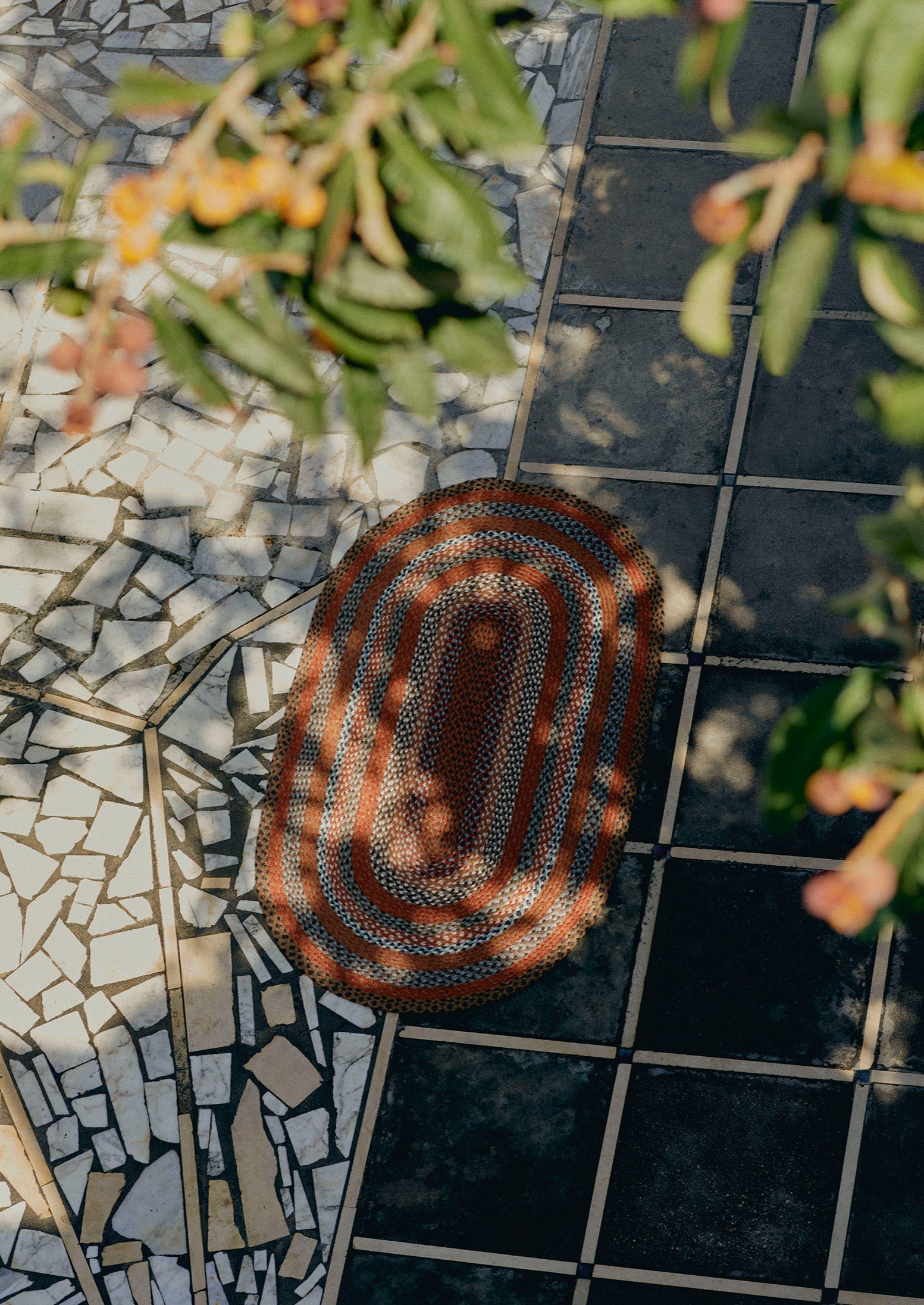 The Braided Rug Company Organic Jute Rug | Ginger Multi | TOAST