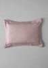 Organic Cotton Ticking Stripe Oxford Pillowcase | Ecru/Rose