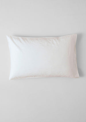 Washed Linen Cotton Housewife Pillowcase Set | Ecru
