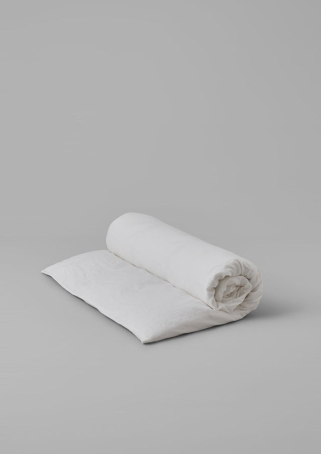 Washed Linen Cotton Duvet Cover | Ecru