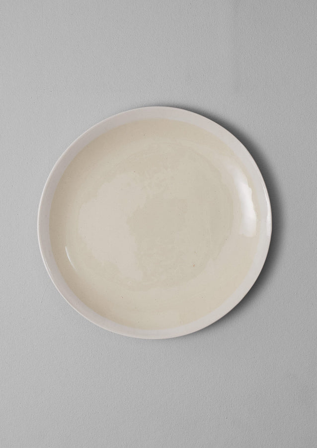 Wonki Ware White Wash Side Plate | Natural/White