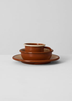 Enamel Picnic Bowl | Cumin/Cream