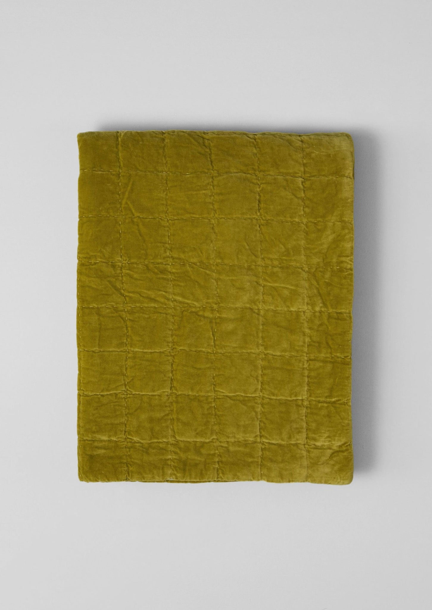 Hand Stitched Organic Velvet Quilt | Pomelo