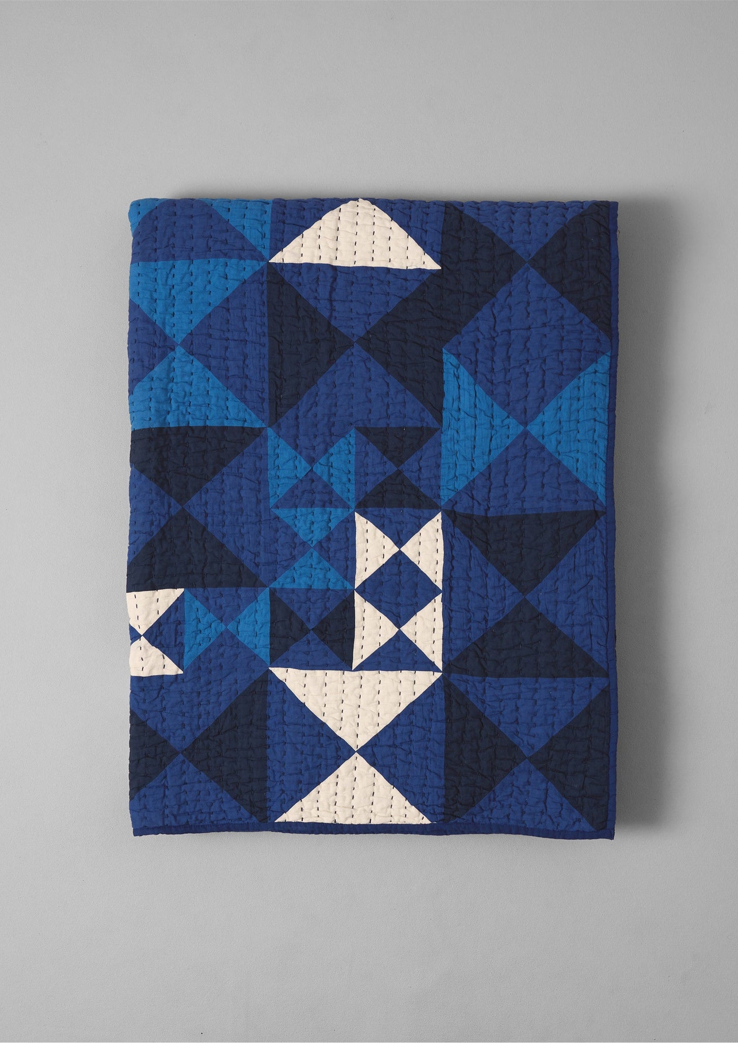 Kite Patchwork Quilt | Blue Multi