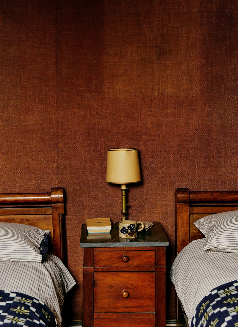 Melin Tregwynt Welsh Blanket | Midnight/Citrus