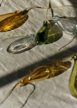 Mixed Teardrop Glass Bauble Set | Multi