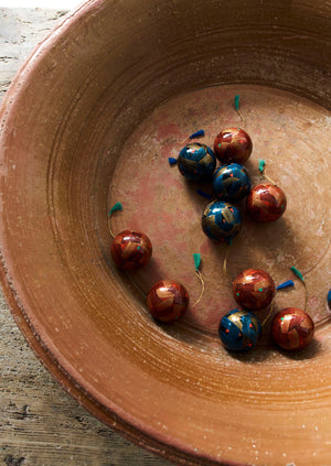 Stave Hand Painted Bauble | Midnight