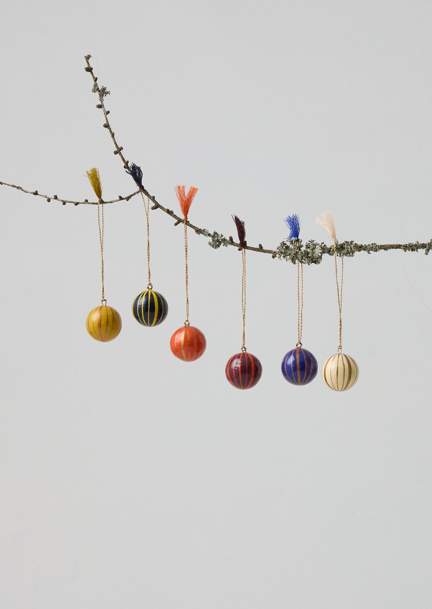 Mini Hand Painted Bauble Set | Multi