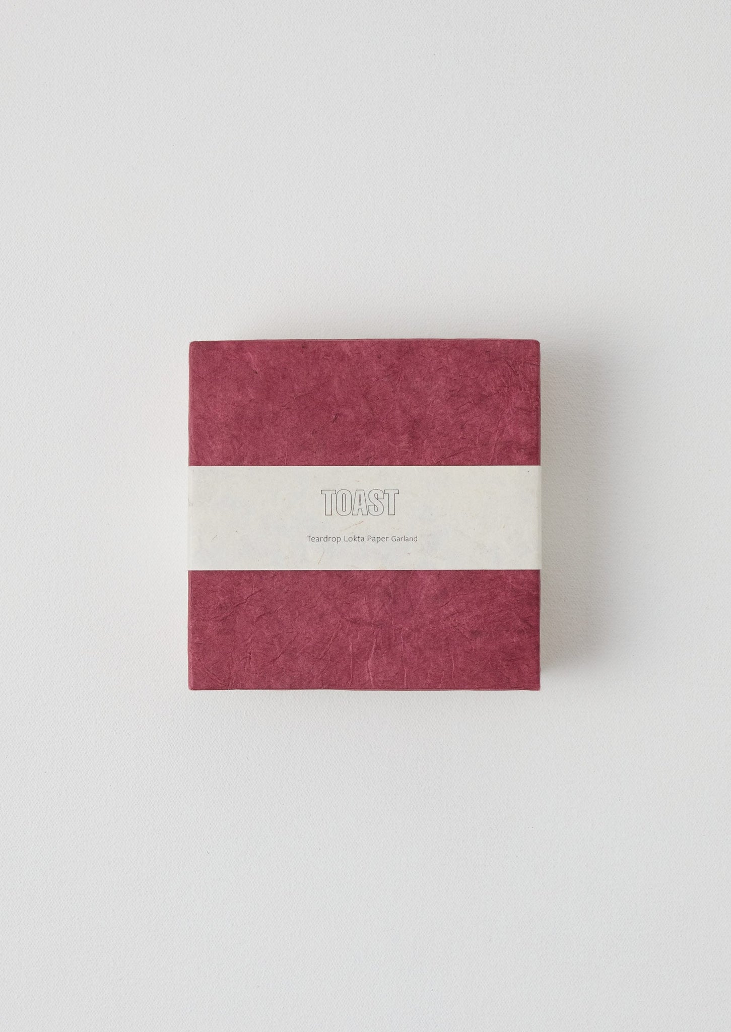 Teardrop Lokta Paper Garland | Plum Multi