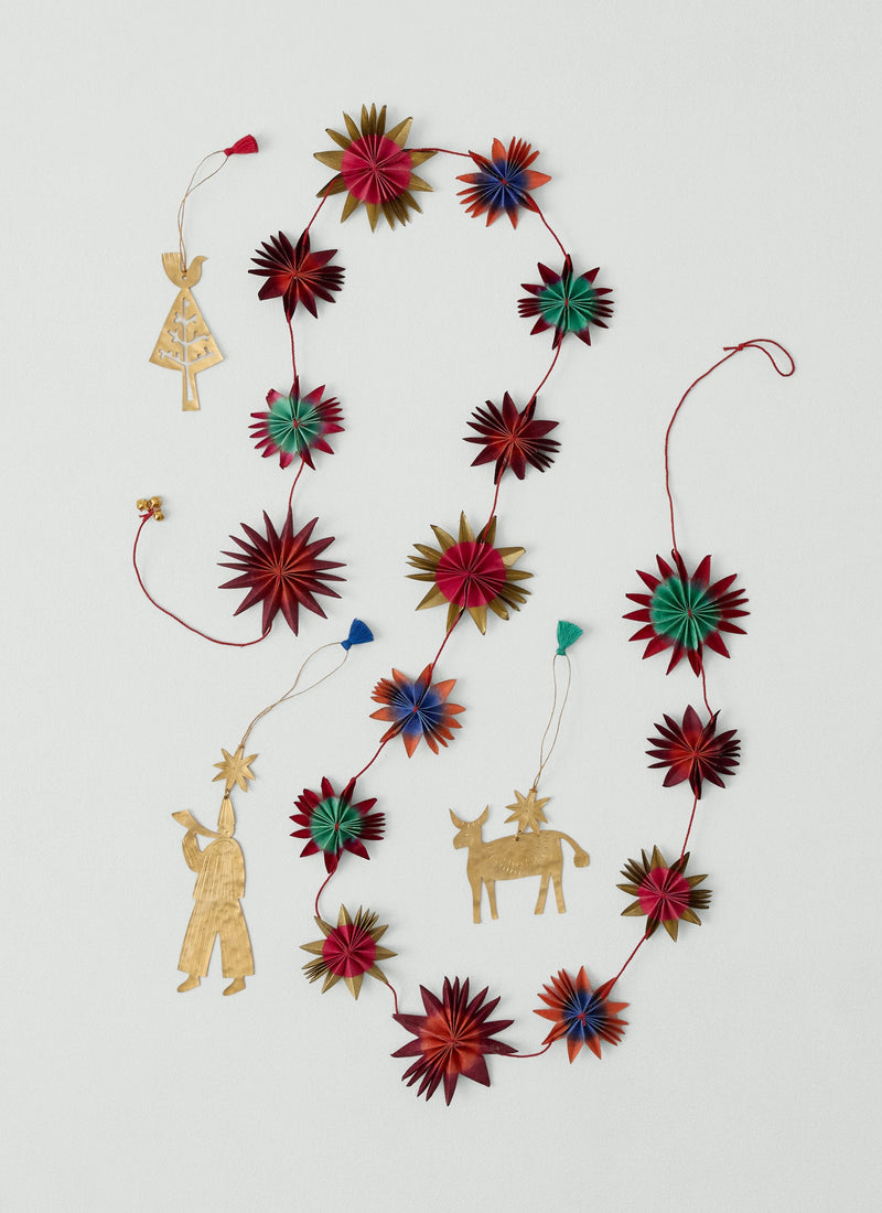 Hammered Metal Buffalo Decoration | Brass