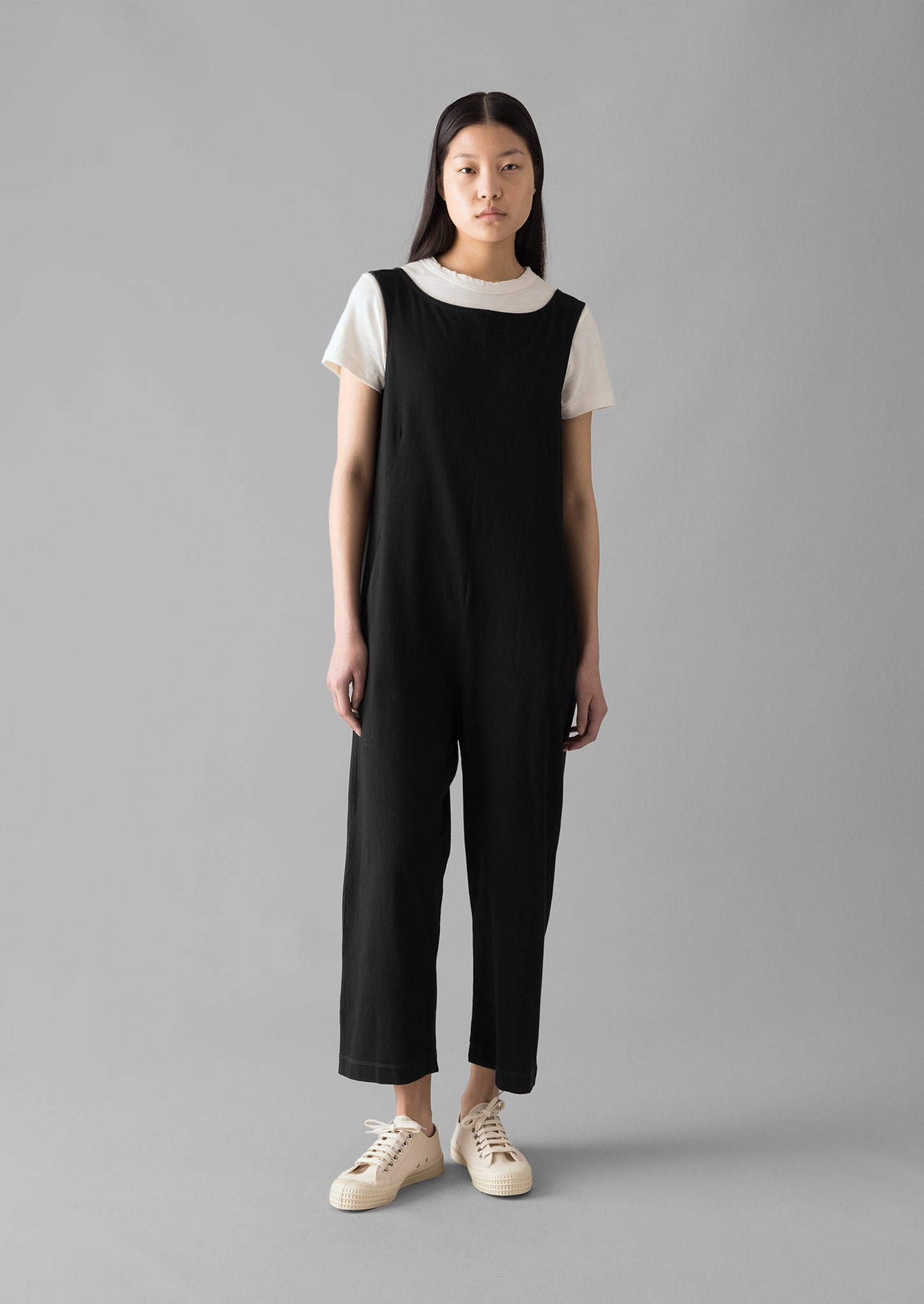 Lydia Jersey Jumpsuit | Washed Black