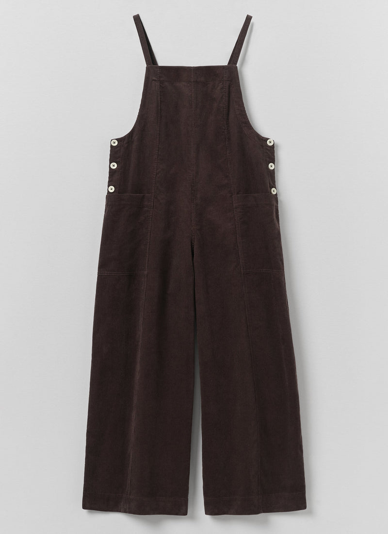 Cord Pocket Jumpsuit | Bitter Chocolate