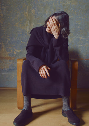 Wool Cashmere Jumper Dress | Brown Umber