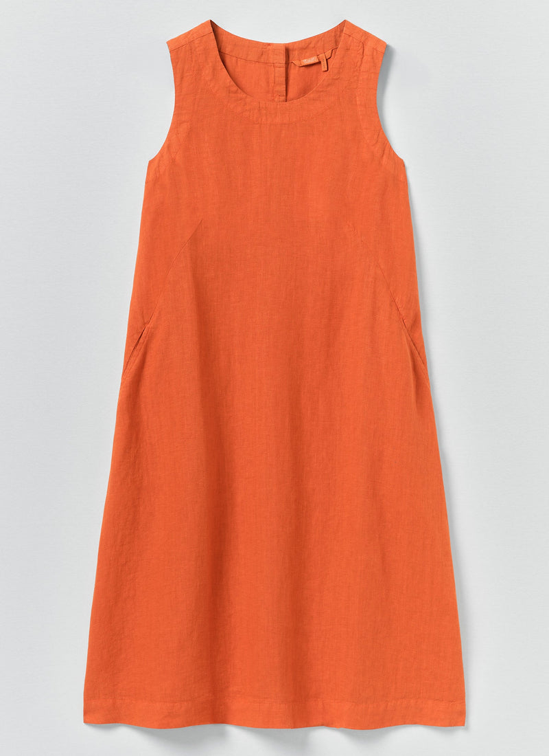 Garment Dyed Linen Shift Dress | Red Chilli