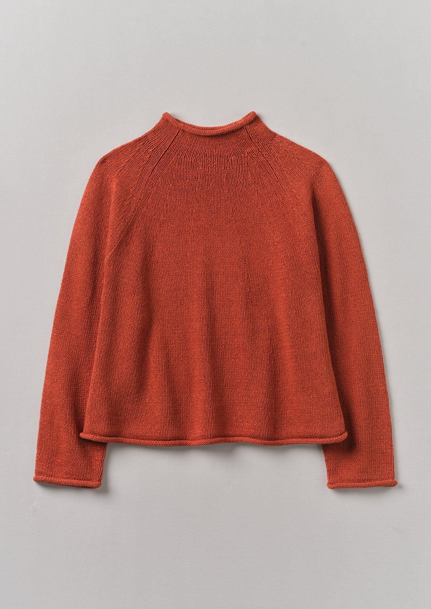 Organic Cotton Linen Easy Sweater | Red Fig