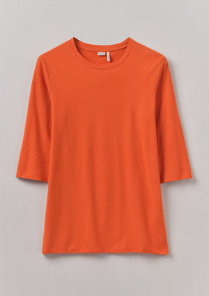 Cotton Half Sleeve Lounge Tee | Red Chilli