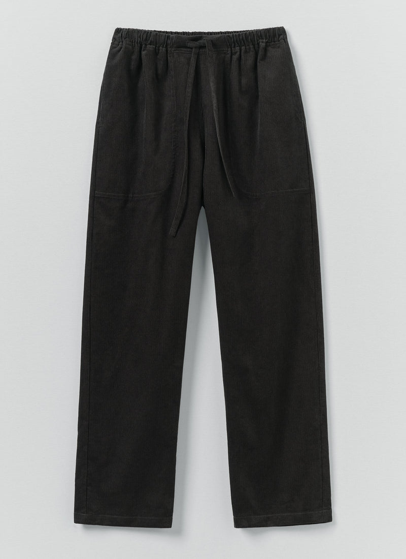 Suki Organic Cord Trousers | Charcoal