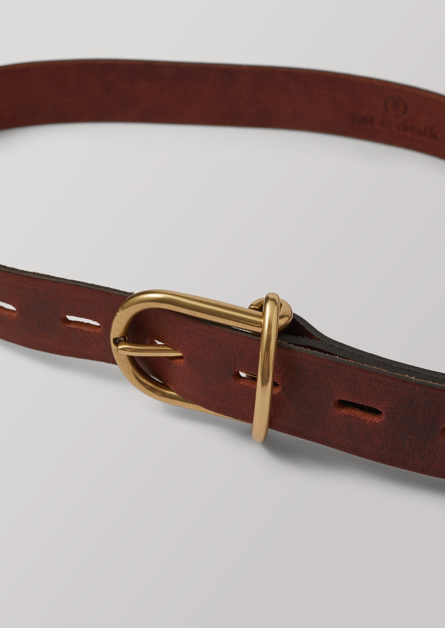 Bleu De Chauffe Leather Belt | Tan