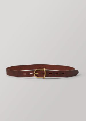 Bleu De Chauffe Leather Belt | Tan