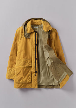 Waxed Cotton Mountain Coat | Cumin