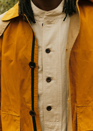 Waxed Cotton Mountain Coat | Cumin