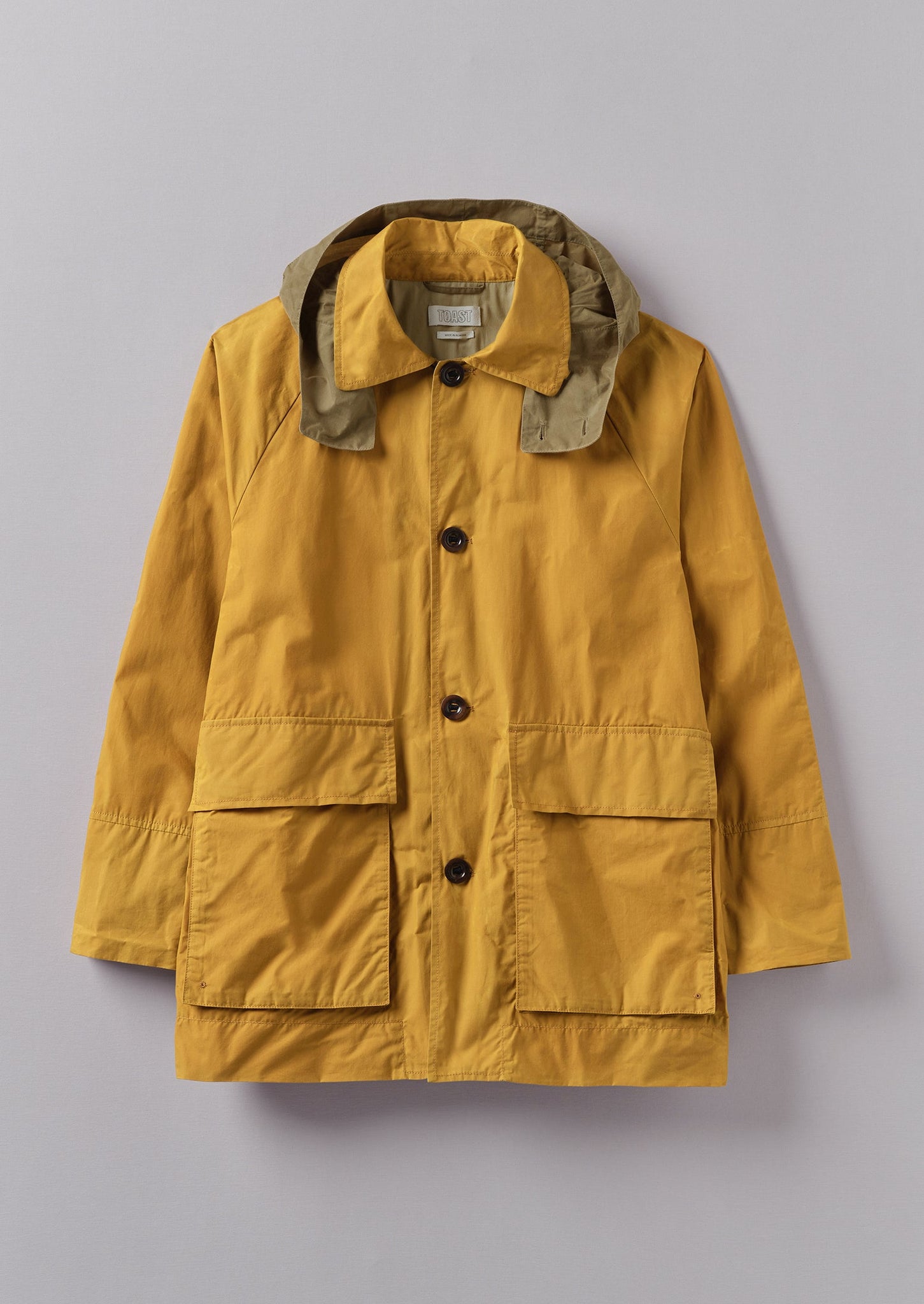 Waxed Cotton Mountain Coat | Cumin