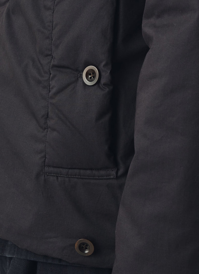 Padded Cotton Twill Jacket | Peat