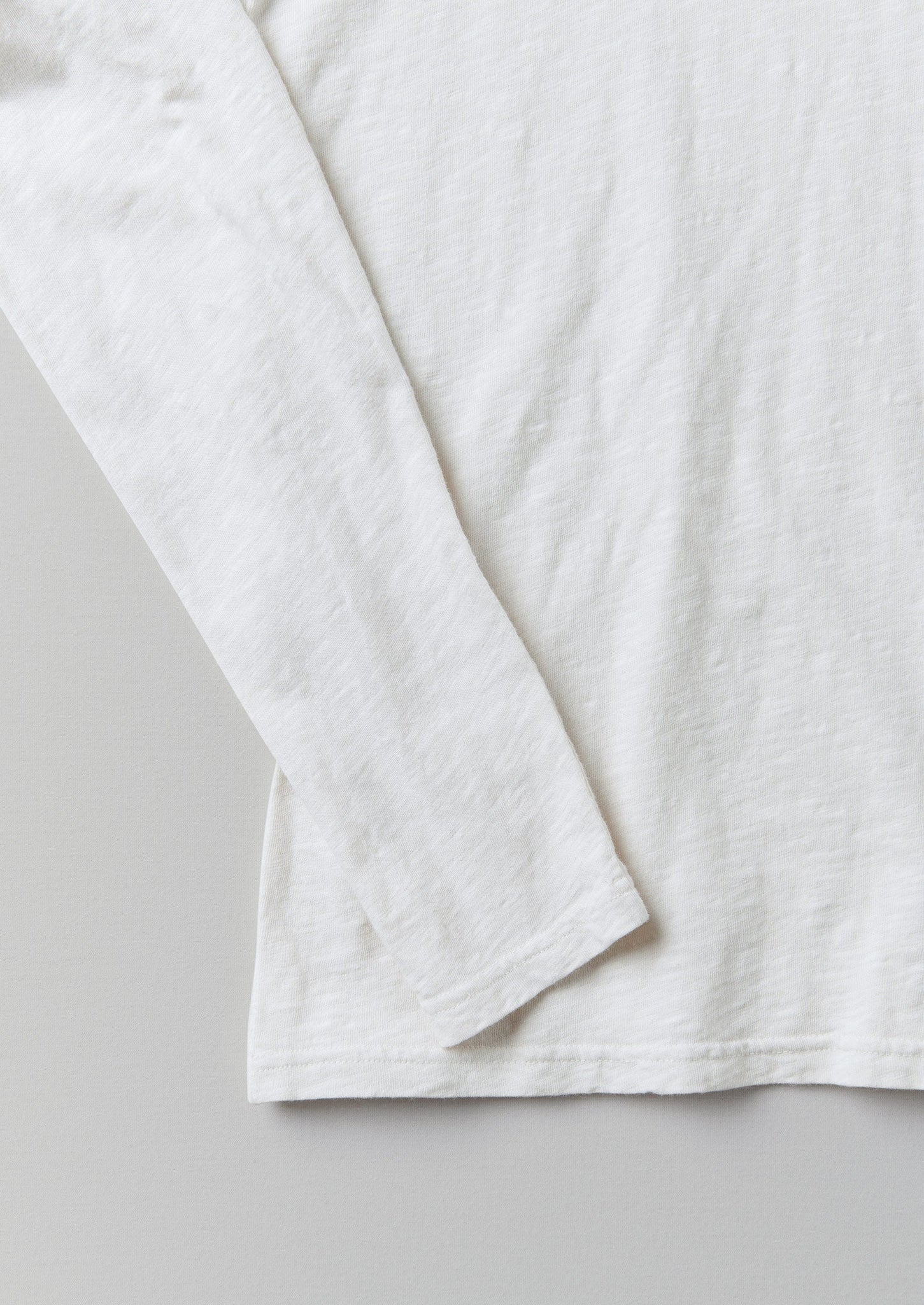 Frank Cotton Long Sleeve Tee | Chalk