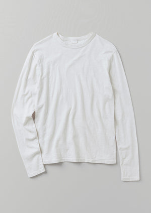 Frank Cotton Long Sleeve Tee | Chalk