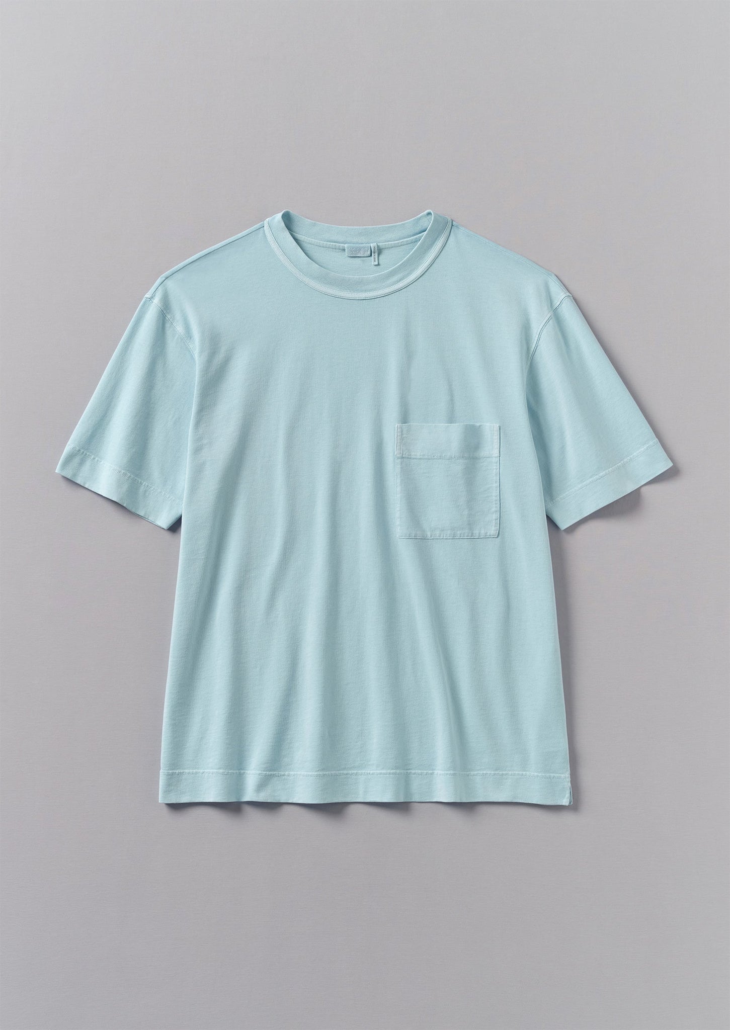 Mineral Dyed Organic Cotton Tee | Sky Blue