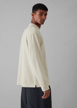 Garment Dyed Cotton Long Sleeve Tee | Soya