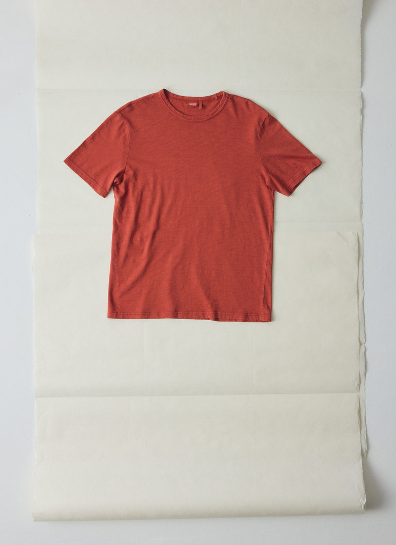 Theo Organic Cotton Short Sleeve Tee | Terracotta