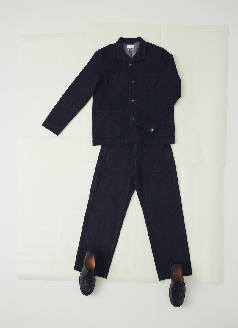 Monty Japanese Denim Jacket | Indigo