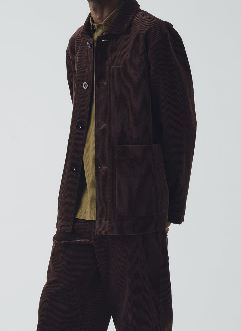 Organic Cord Chore Jacket | Java