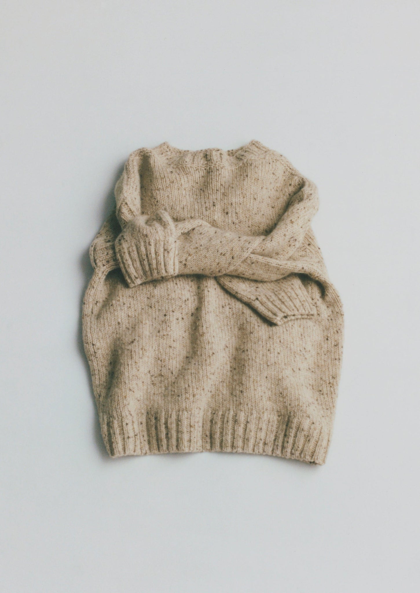 Finn Donegal Wool Sweater | Oatmeal