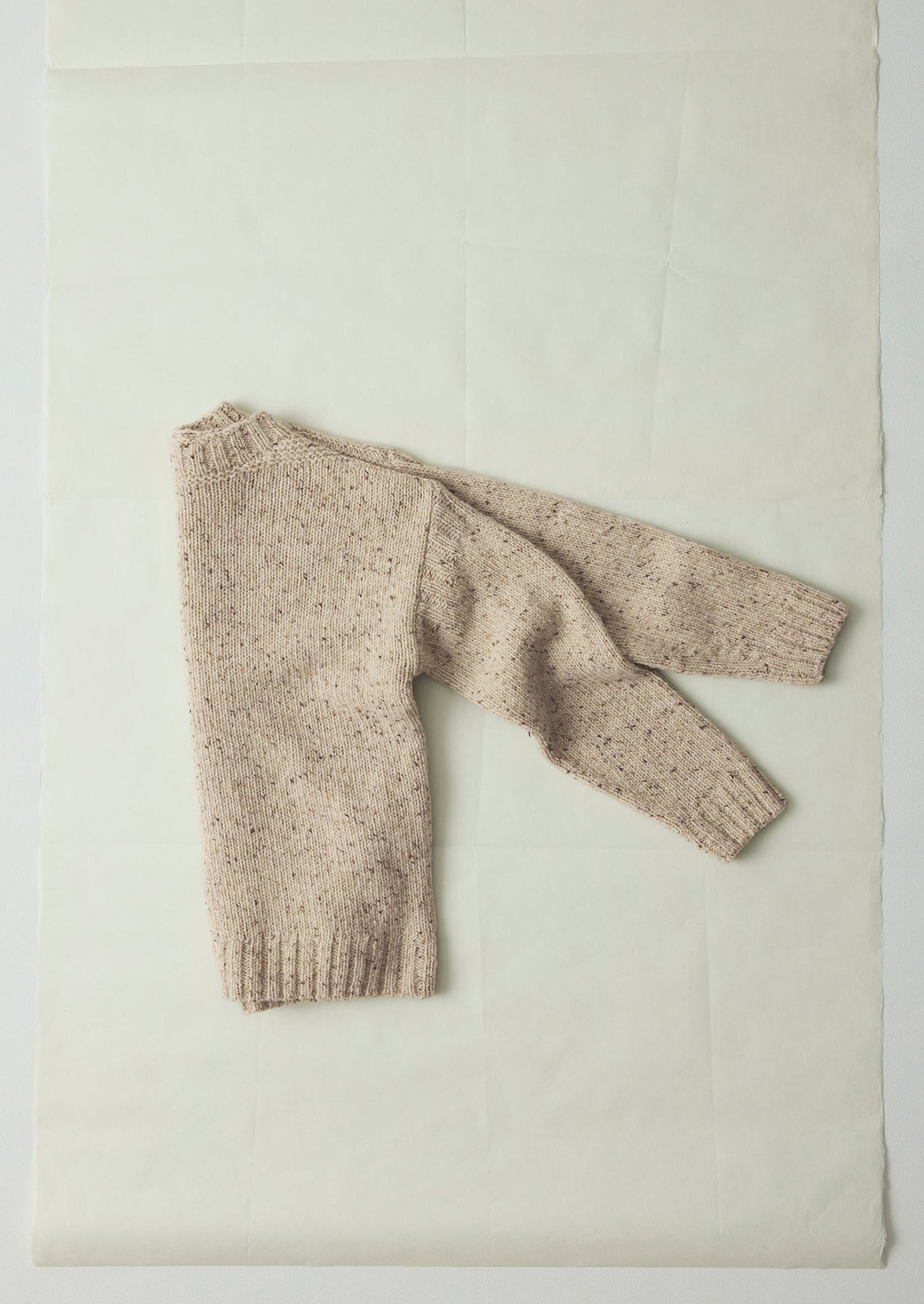 Finn Donegal Wool Sweater | Oatmeal
