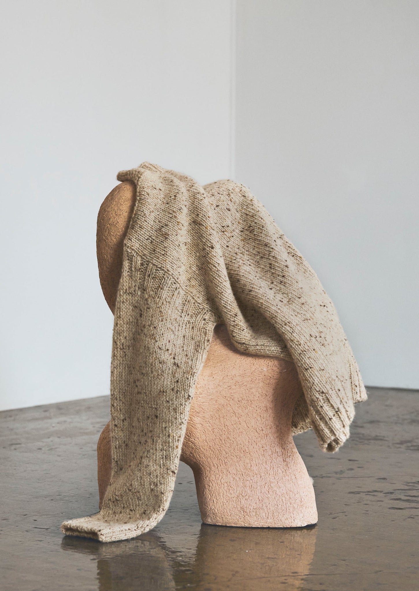 Finn Donegal Wool Sweater | Oatmeal