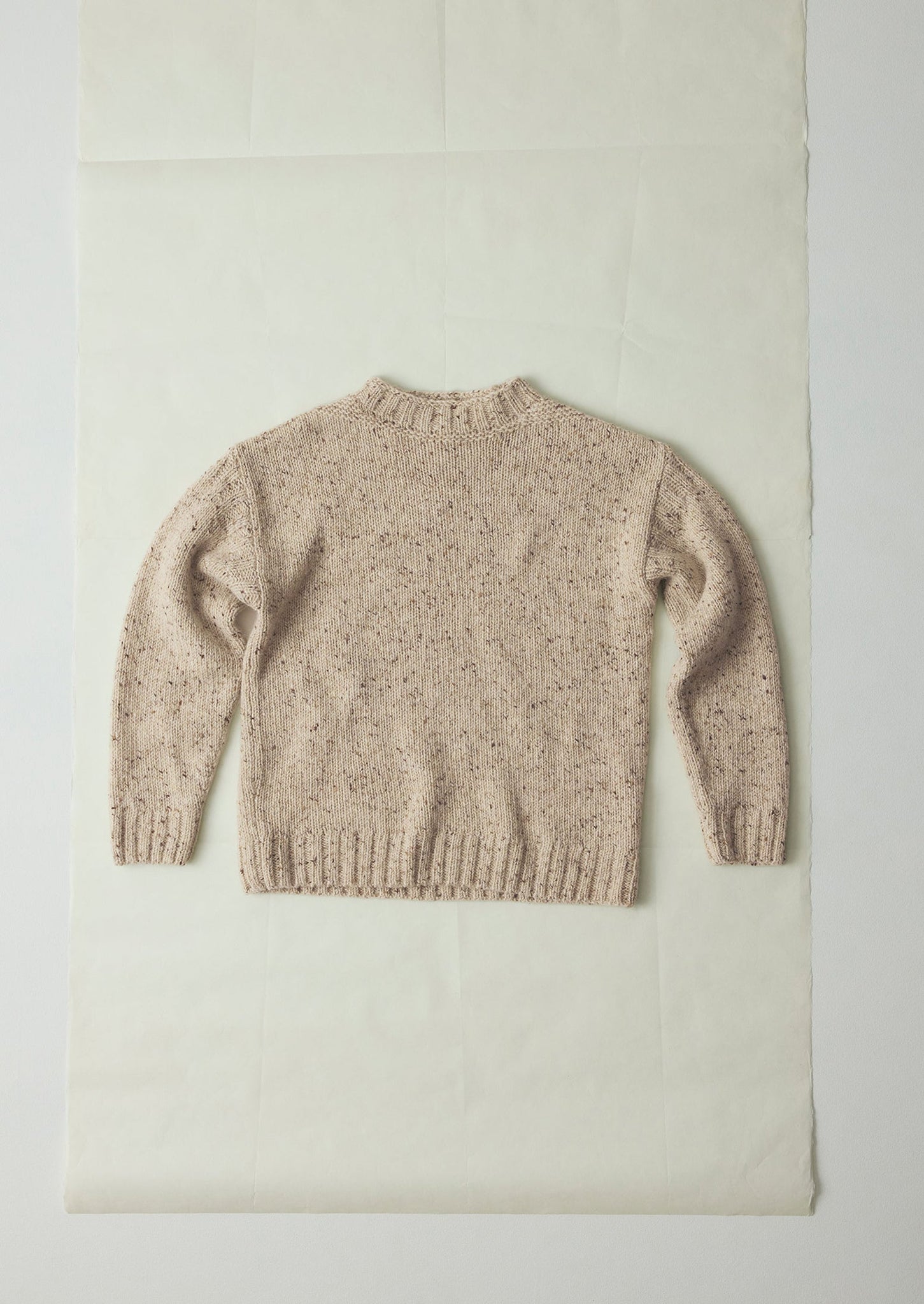 Finn Donegal Wool Sweater | Oatmeal
