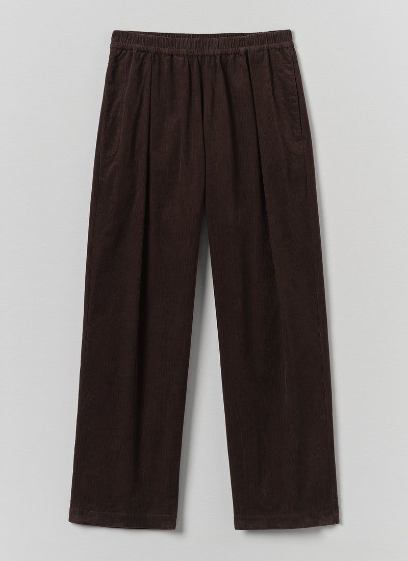 Cord Lounge Trousers | Bitter Chocolate