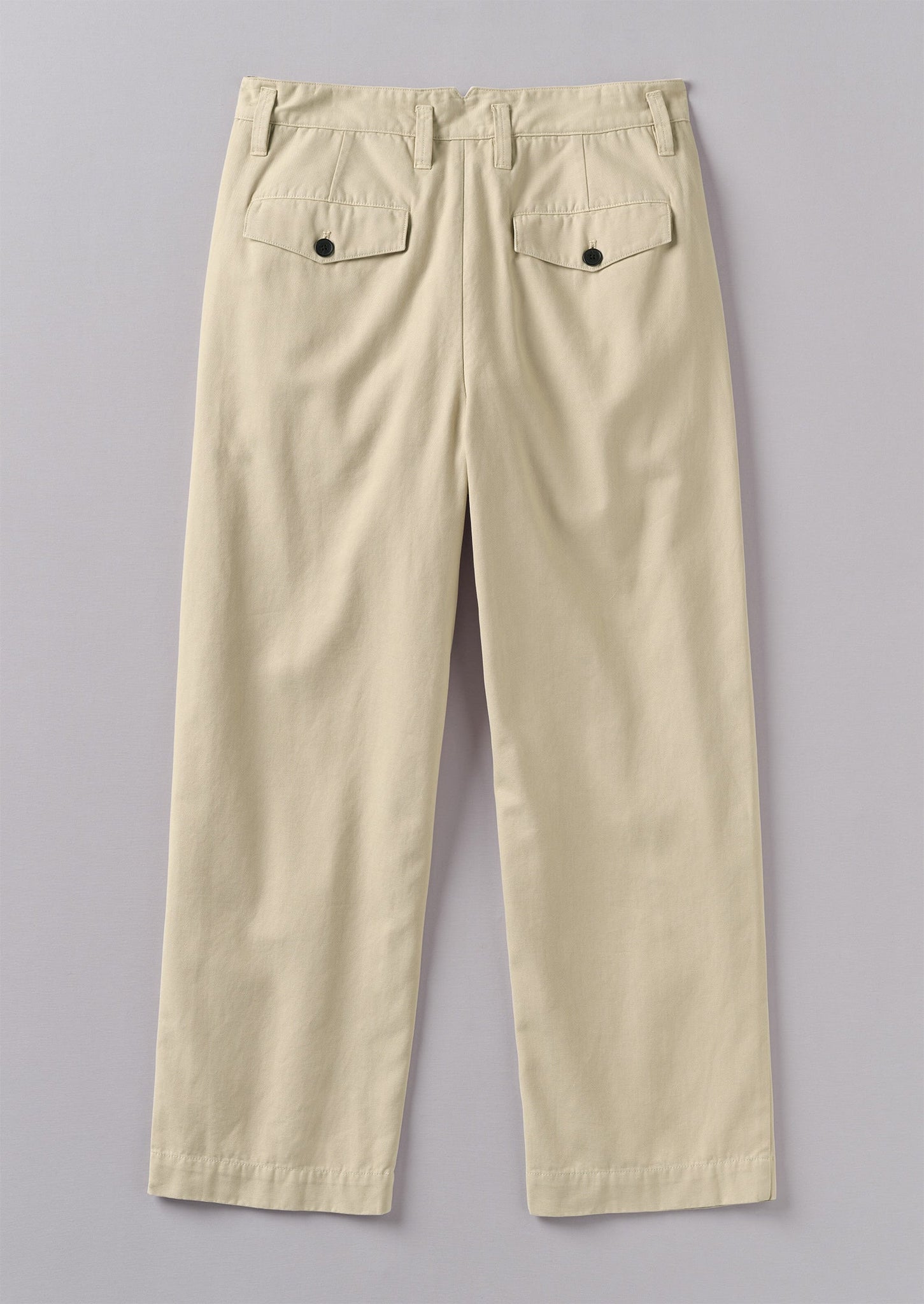 Bill Cotton Wide Leg Trousers | Stone