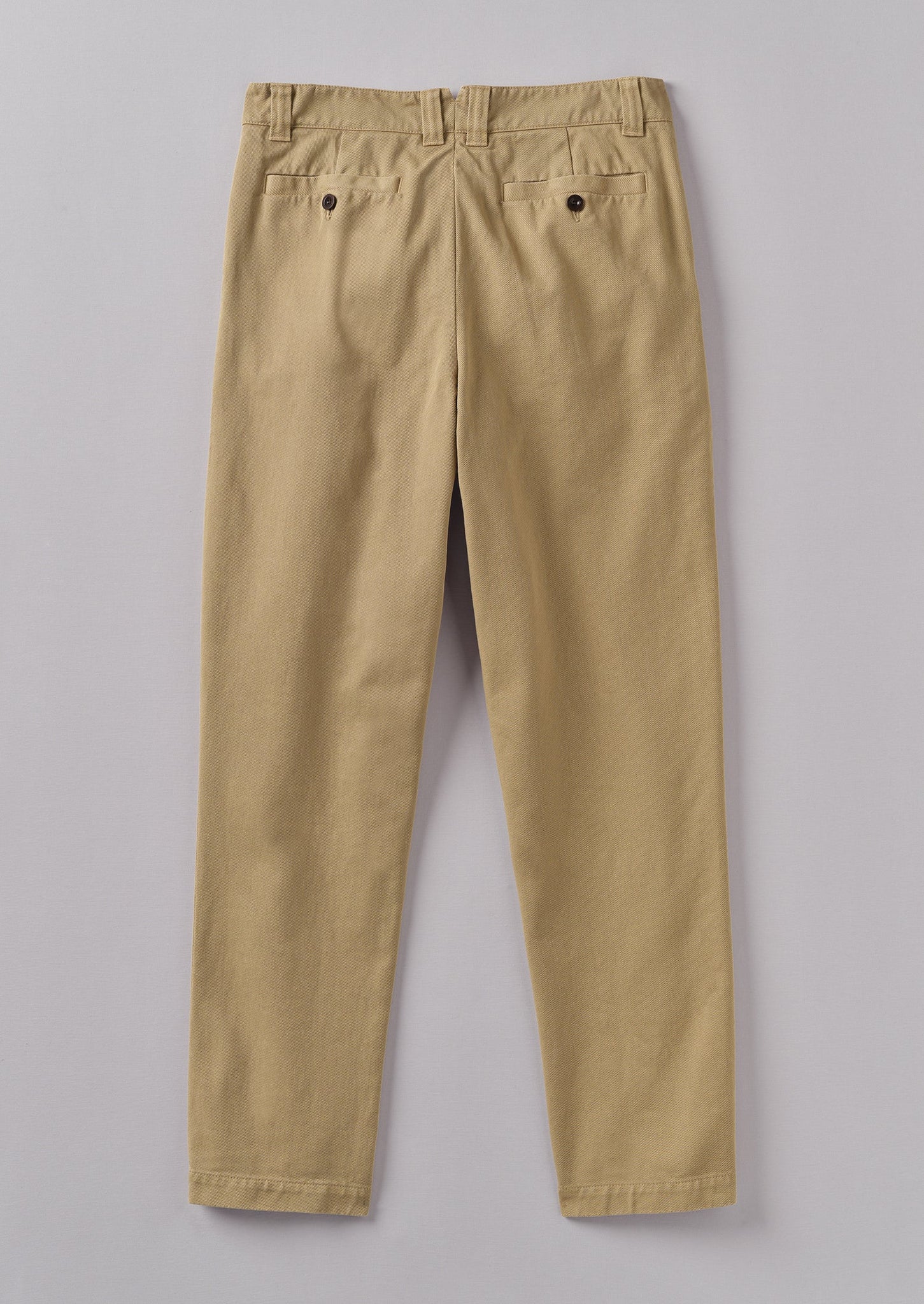Wes Organic Cotton Tapered Trousers | Sand