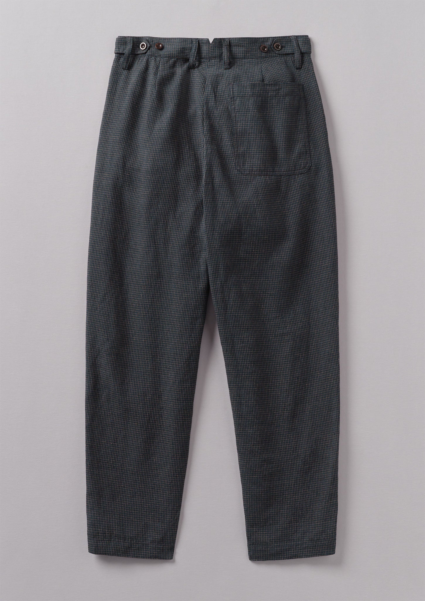 Duncan Grid Check Trousers | North Sea