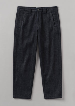 Japanese Cotton Denim Trousers | Indigo