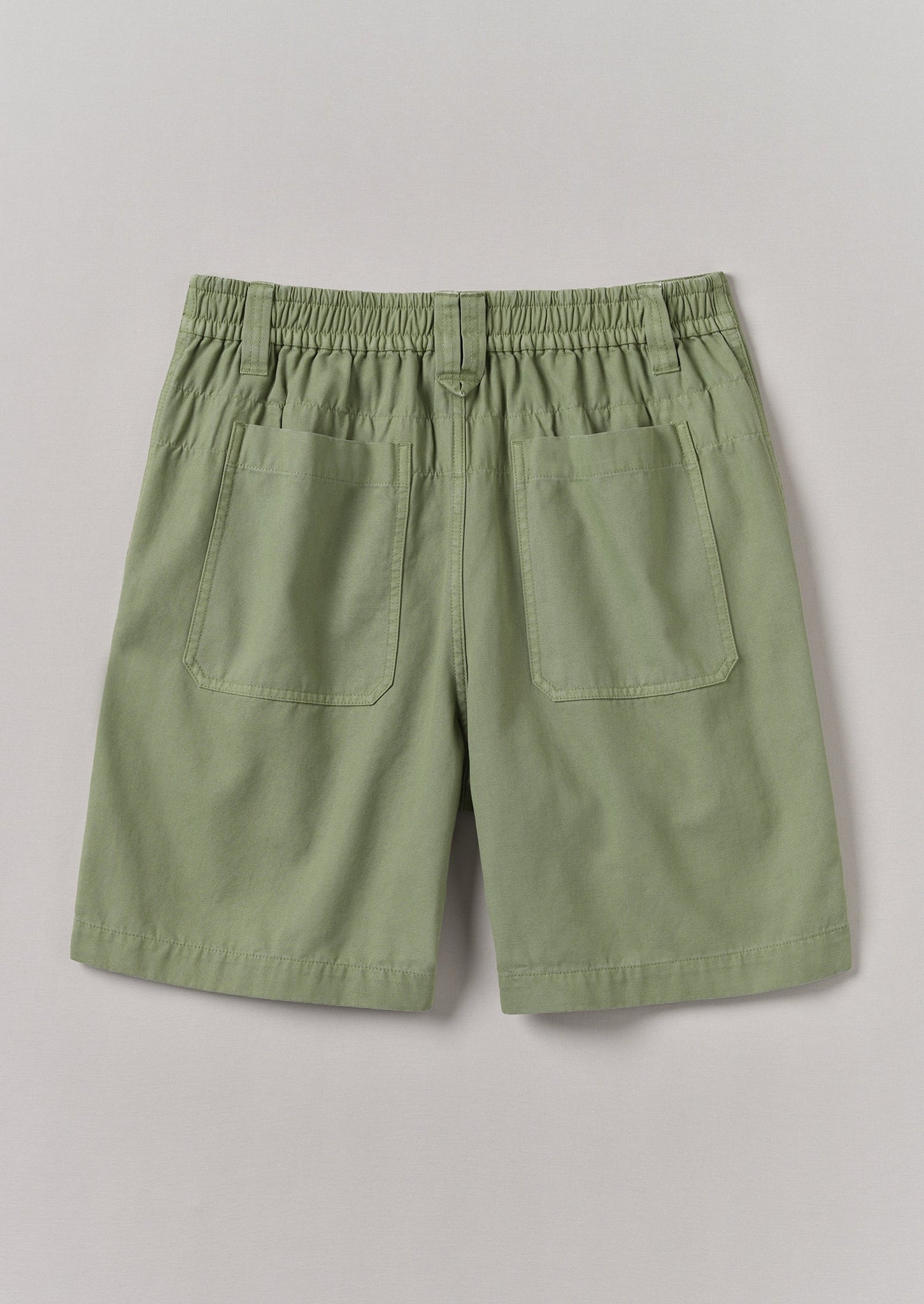 Cotton Canvas Shorts | Light Sage